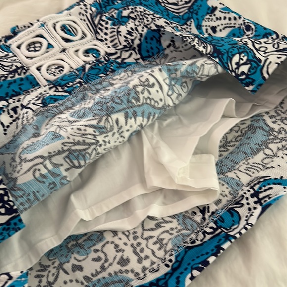 Lily Pulitzer blue skort - Picture 5 of 8